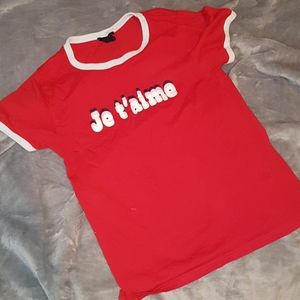Je t'aime tee